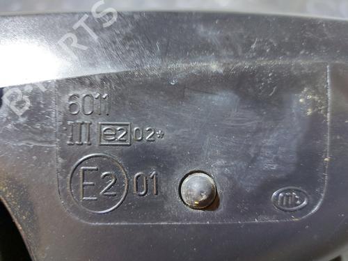 Right mirror PEUGEOT 406 (8B) 2.2 HDi | BP26602869C27 
