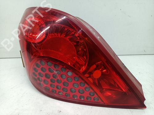 Used Left taillight PEUGEOT 207 (WA_, WC_) 1.6 16V RC (174 hp) 23225478