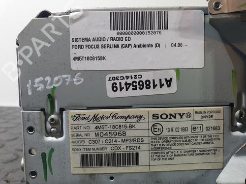 Bilradio FORD FOCUS II (DA_, HCP, DP)  | BP20837758E6 