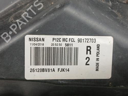 Right headlight NISSAN JUKE (F15)  | BP29489217C29 