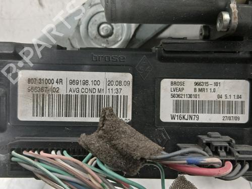 Front left window mechanism RENAULT MEGANE III Hatchback (BZ0/1_, B3_) 1.5 dCi (BZ09, BZ0D, BZ1W, BZ29, BZ14) | BP28059500C22 