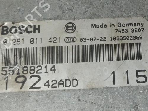 Engine control unit (ECU) FIAT STILO (192_)  | BP20835370M57 