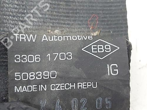 Rear left seatbelt RENAULT KANGOO (KC0/1_) 1.5 dCi (KC08, KC09) | BP31947033I29