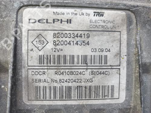 Engine control unit (ECU) RENAULT MEGANE II (BM0/1_, CM0/1_)  | BP20830986M57 