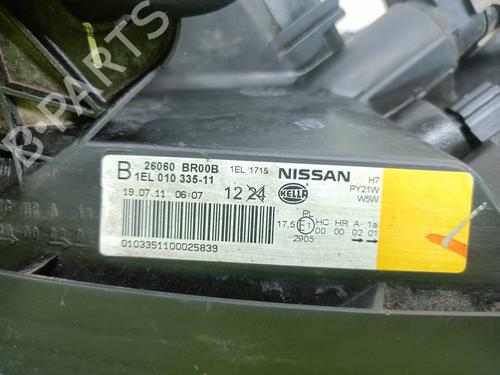 Left headlight NISSAN QASHQAI I (J10, NJ10)  | BP29618548C28 