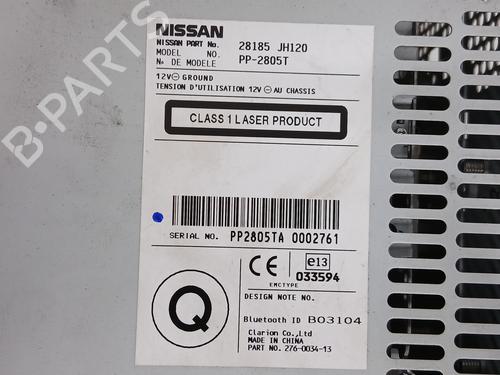 Radio NISSAN X-TRAIL II (T31)  | BP26023309E6 