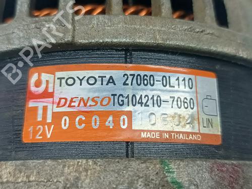Alternator TOYOTA HILUX VII Pickup (_N1_, _N2_, _N3_)  | BP25133870M7 