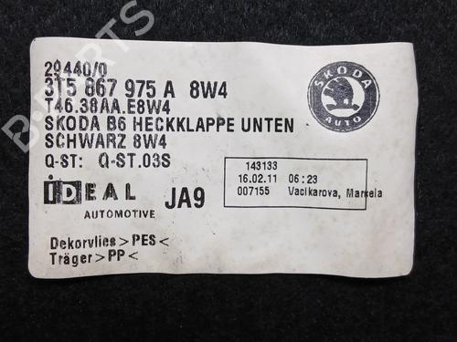 Boot lining SKODA SUPERB II (3T4) 2.0 TDI 16V | BP33290222I3 - Image 2