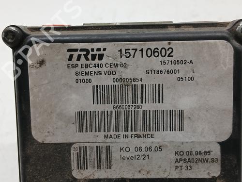 ABS pump PEUGEOT 407 (6D_)  | BP27436125M43 