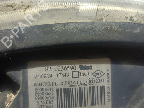 Left headlight RENAULT KANGOO (KC0/1_) 1.5 dCi | BP20826607C28 
