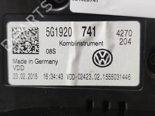 Instrument cluster VW GOLF VII (5G1, BQ1, BE1, BE2)  | BP20843938C47 