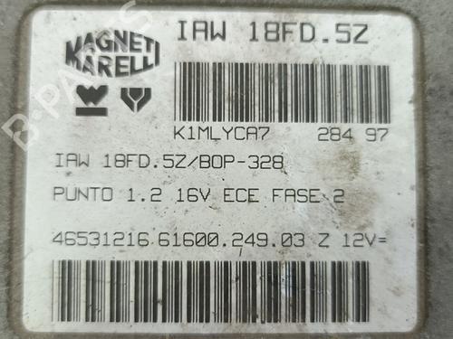 Engine control unit (ECU) FIAT PUNTO (176_)  | BP20837265M57 