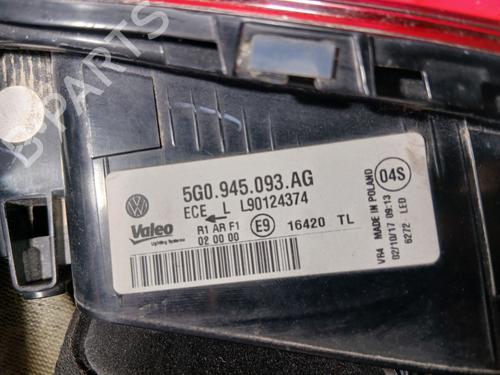 Højre baglygte bagklap VW GOLF VII (5G1, BQ1, BE1, BE2)  | BP29636213C80 