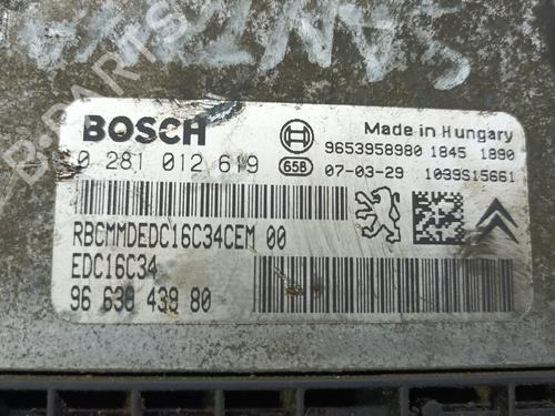 Engine control unit (ECU) CITROËN BERLINGO MULTISPACE (B9) 1.6 HDi 90 4x4 | BP20838729M57 