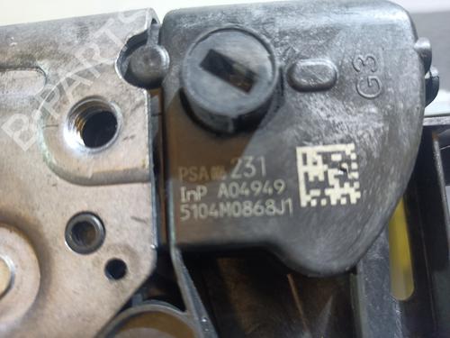 Front left lock PEUGEOT 5008 (0U_, 0E_) 1.6 HDi | BP20832831C98 