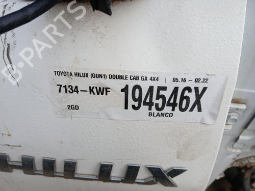 Used Parts TOYOTA HILUX VIII Pickup (_N1_) [2015-2025]  4268693