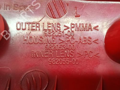 Left taillight SEAT LEON (1P1)  | BP24228567C34 