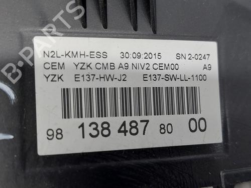 Instrument cluster PEUGEOT 208 I (CA_, CC_) 1.2 VTI 82 | BP21045302C47 