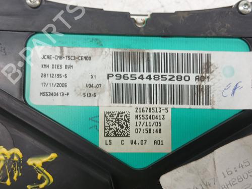 Instrument cluster PEUGEOT 307 (3A/C) | BP28717170C47