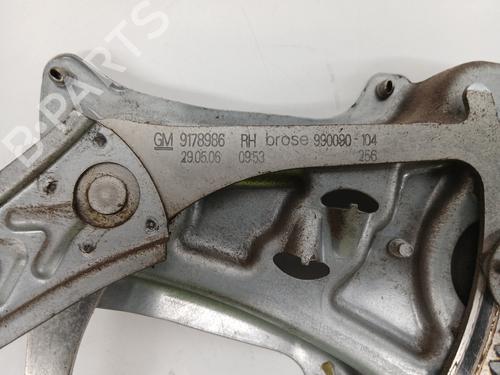 Front right window mechanism OPEL VECTRA C (Z02) 1.9 CDTI (F69) | BP26650659C23 