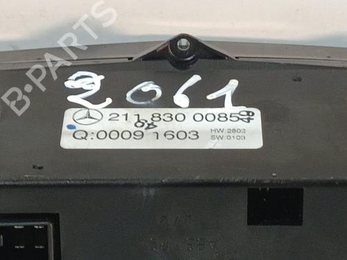 Climate control MERCEDES-BENZ E-CLASS (W211) E 220 CDI (211.006) | BP20840318I5 