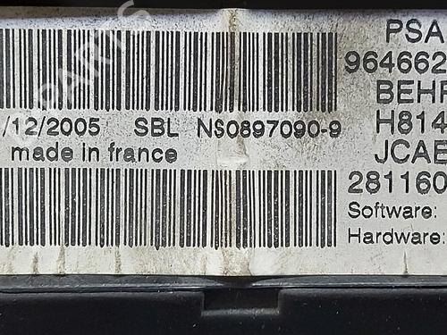 Climate control PEUGEOT 307 Break (3E) 1.6 HDi 110 | BP20824814I5 