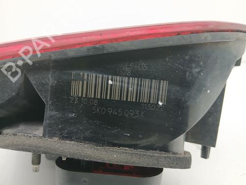 Left tailgate light VW GOLF VI (5K1)  | BP26972095C79 