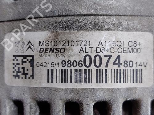 Alternator PEUGEOT 208 I (CA_, CC_) 1.2 VTI 82 | BP20835553M7 