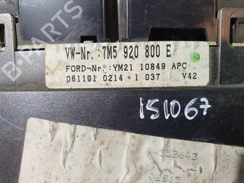 Instrument cluster FORD GALAXY I (WGR) 1.9 TDI | BP20833635C47 