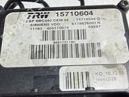 ABS pump PEUGEOT 407 (6D_) 1.6 HDi 110 (6D9HZC, 6D9HYC) | BP20842409M43 