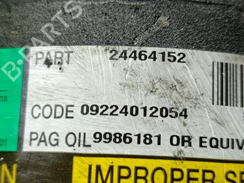 AC compressor OPEL ZAFIRA A MPV (T98) 2.0 DTI 16V (F75) | BP20836105M34 