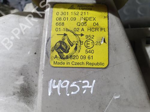 Left headlight MERCEDES-BENZ A-CLASS (W168) A 160 CDI (168.007) | BP20828153C28 