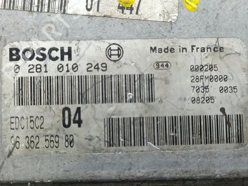 Engine control unit (ECU) PEUGEOT 206 Hatchback (2A/C)  | BP20830629M57 