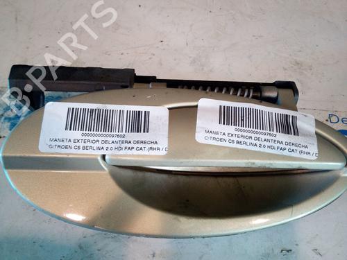 Used Front right exterior door handle CITROËN C5 II (RC_) 2.0 HDi (RCRHRH) (136 hp) 20817801