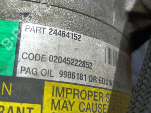 AC compressor OPEL ZAFIRA A MPV (T98) 2.2 DTI 16V (F75) | BP20843360M34 