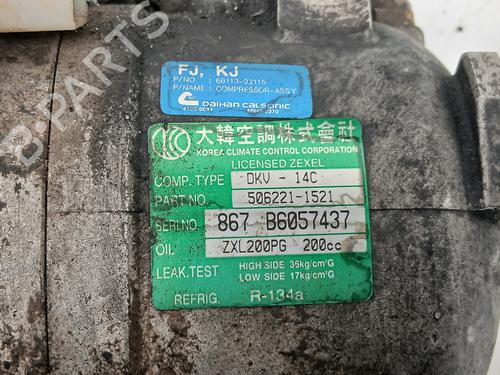 AC Kompressor SSANGYONG MUSSO (FJ) 2.3 TDiC All-wheel Drive | BP30724925M34