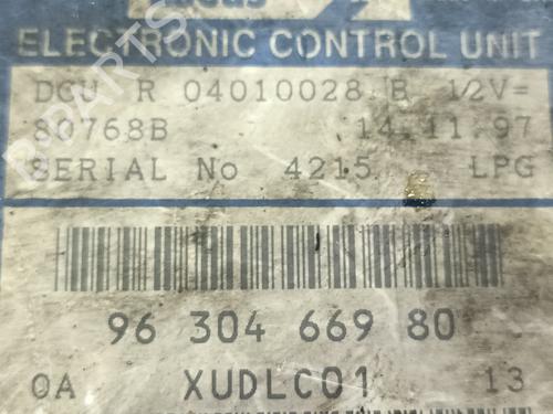 Engine control unit (ECU) PEUGEOT 406 (8B)  | BP20824873M57 