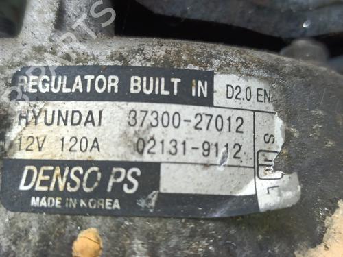 Alternator KIA CARENS II MPV (FJ) 2.0 CRDi | BP20840262M7 