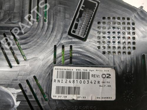 Instrument cluster RENAULT MEGANE III Hatchback (BZ0/1_, B3_) 1.5 dCi (BZ09, BZ0D, BZ1W, BZ29, BZ14) | BP28059477C47 