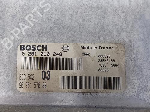 Engine control unit (ECU) PEUGEOT 406 (8B) 2.0 HDI 110 | BP20835571M57 