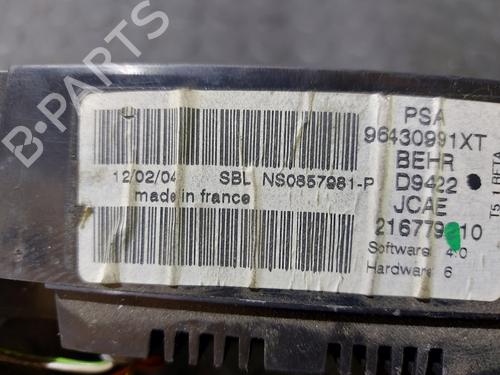 Climate control PEUGEOT 307 Break (3E) 2.0 HDI 110 | BP20829900I5 