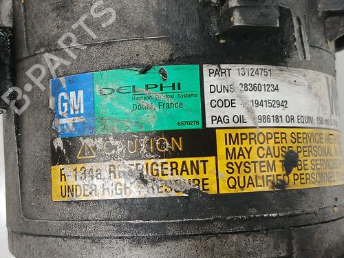 AC compressor OPEL ASTRA H (A04)  | BP27316090M34 