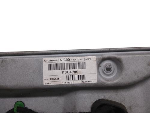 Rear right window mechanism VW TOURAN (1T1, 1T2)  | BP32010777C25 