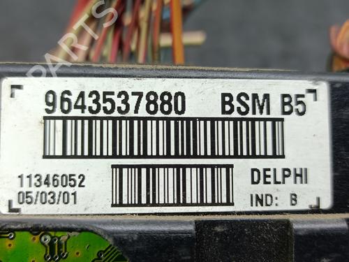 Fuse box PEUGEOT 307 (3A/C) 2.0 HDi 90 | BP20839240E1 
