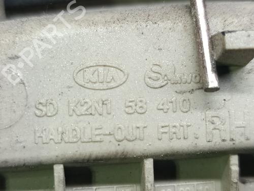 Front right exterior door handle KIA CARENS II MPV (FJ) 2.0 CRDi | BP26922235C129 