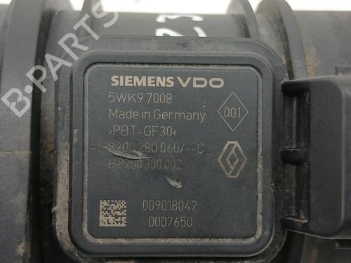 Mass air flow sensor RENAULT KANGOO / GRAND KANGOO II (KW0/1_)  | BP27223721M95 