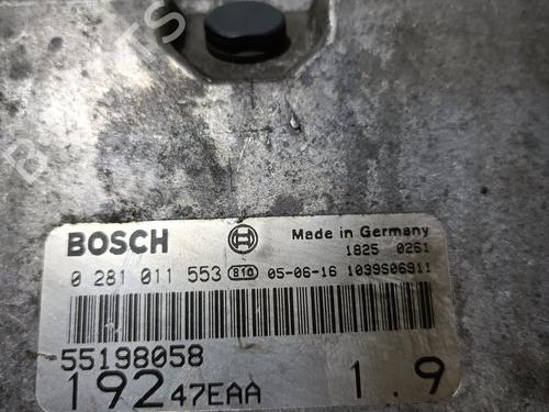 Engine control unit (ECU) FIAT STILO (192_) 1.9 JTD (192_XE1A) | BP20835158M57 