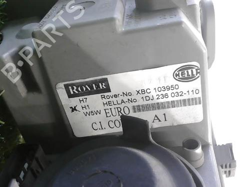 Used Left headlight Left headlight ROVER 75 (RJ) 2.0 CDT (115 hp) 27678207 27678207