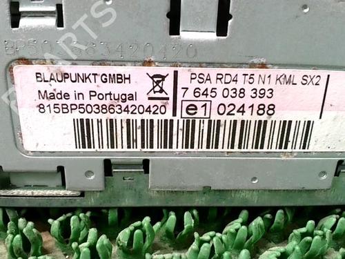 Radio PEUGEOT 307 (3A/C) 1.6 16V | BP22092513E6 