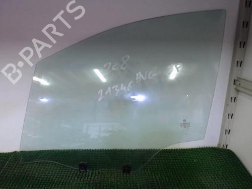 Used Front left door window PEUGEOT 208 I (CA_, CC_) 1.6 HDi (92 hp) 22082301